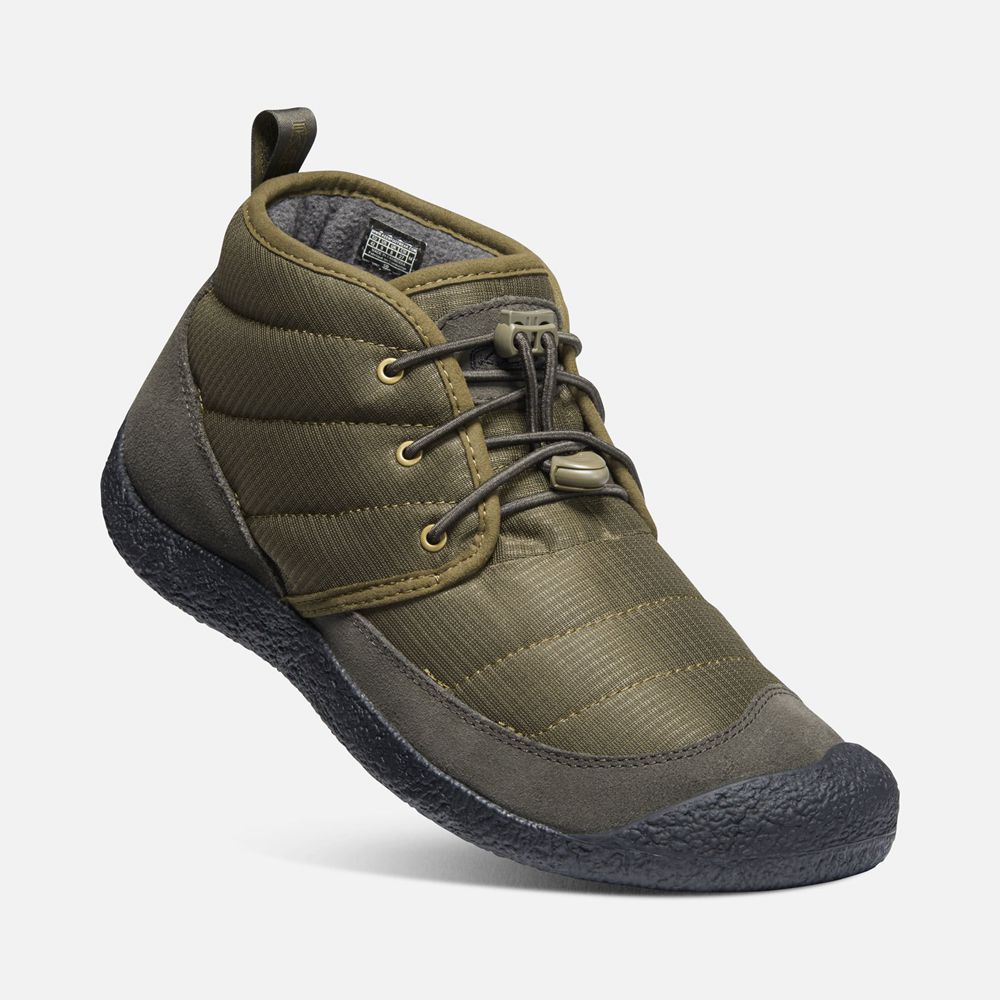 Botas Chukka Keen Mexico Verde Oliva/Negros - Hombre Howser Ii - AQ4057619